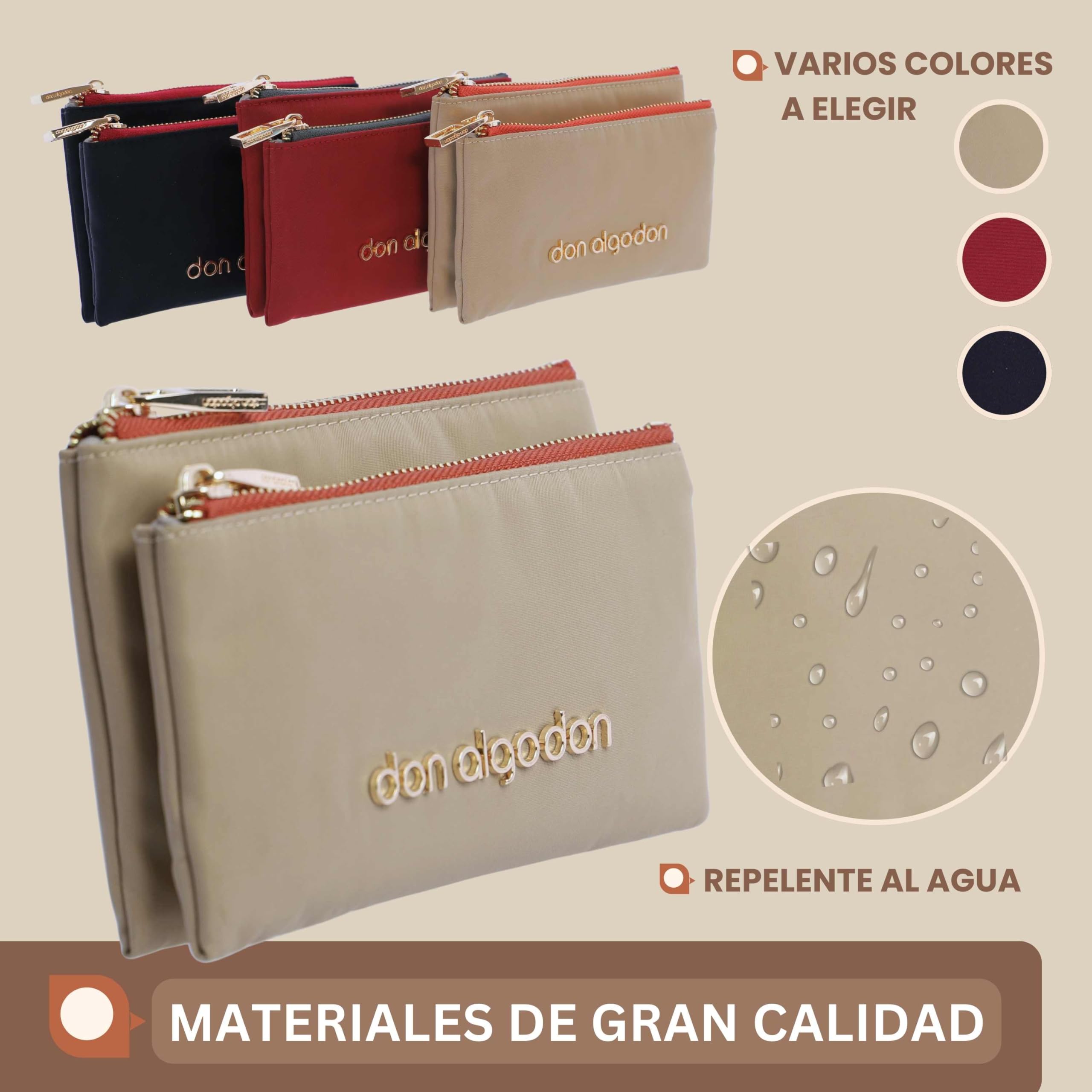 DON ALGODON - Monedero Mujer Carteras de Mujer con tarjetero mujer - Cartera mujer y monederos mujer - Simona