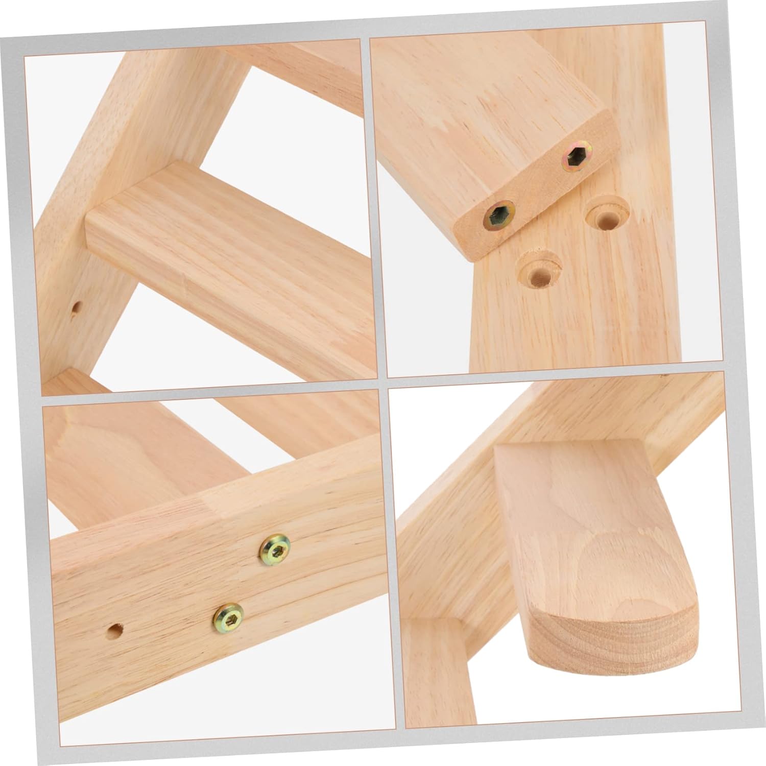 Wall Mounted Solid Wood Cat Wall Steps for Indoor Cats Lightweight Climbing Platform with Wide Stairs Odor Pet Supply Furniture for Safe Elevated Play and Observation