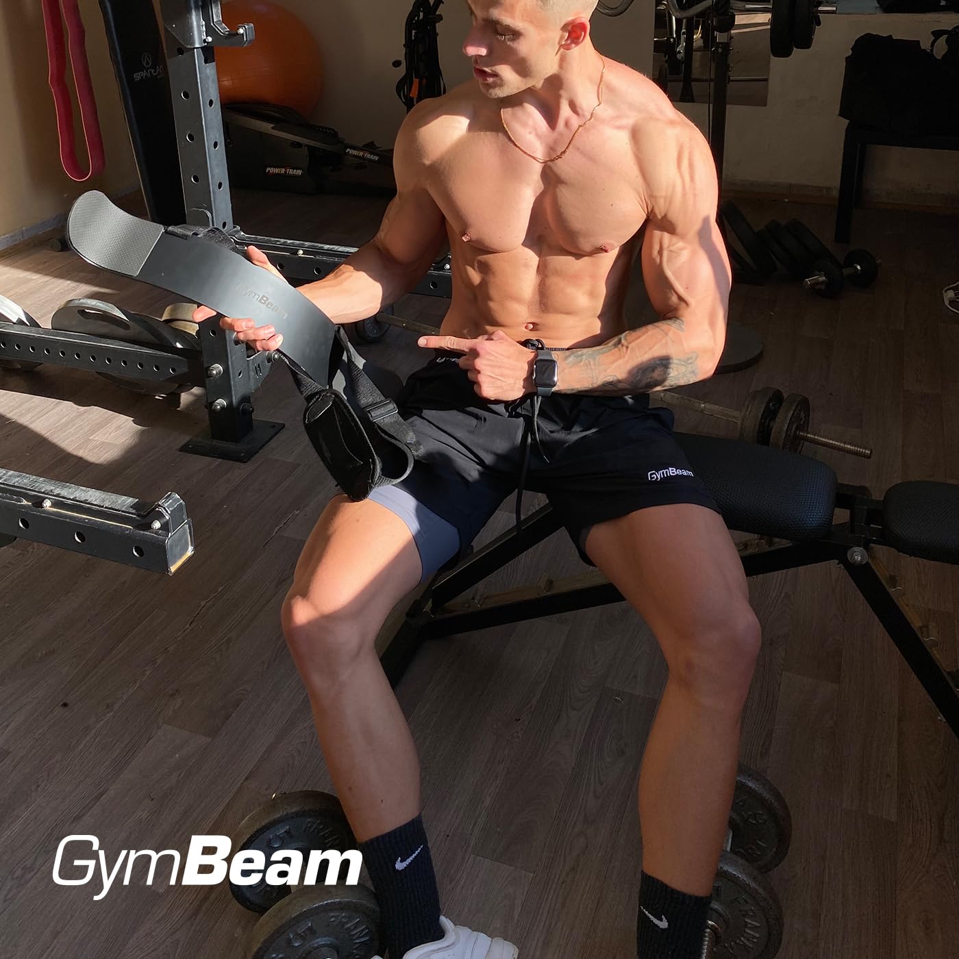 Arm Blaster Per Bicipiti E Tricipiti Con Cinghie Regolabili - Supporto Imbottito Per Collo In Acciaio/Aluminio - Attrezzo Fitness Per Isolamento Muscolare - 2