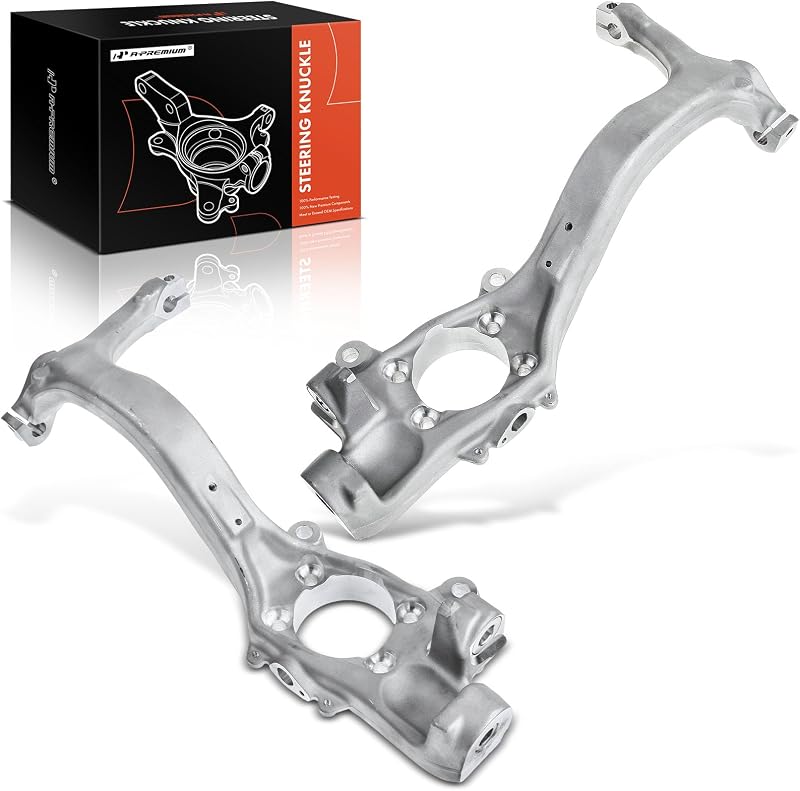 Manga de eixo dianteira A-Premium em alumínio forjado para Audi A4, A4 Quattro, RS4 e S4 – Conjunto com 2