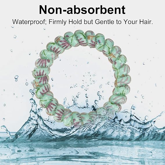 JessLab Bundle-20pcs: Mixed Color Hair Ties, 2 Packs of 10pcs