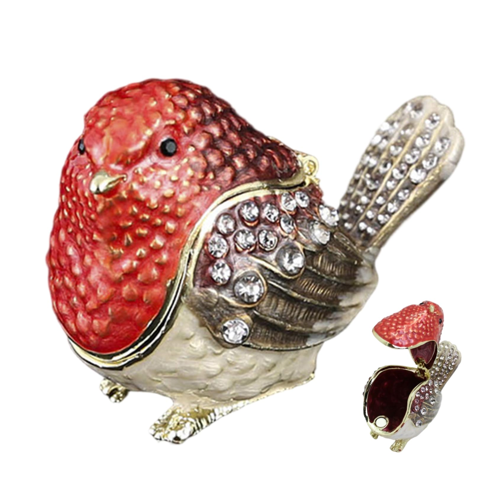 Boîtes bibelots Robin ornements boîte à bijoux pour collier