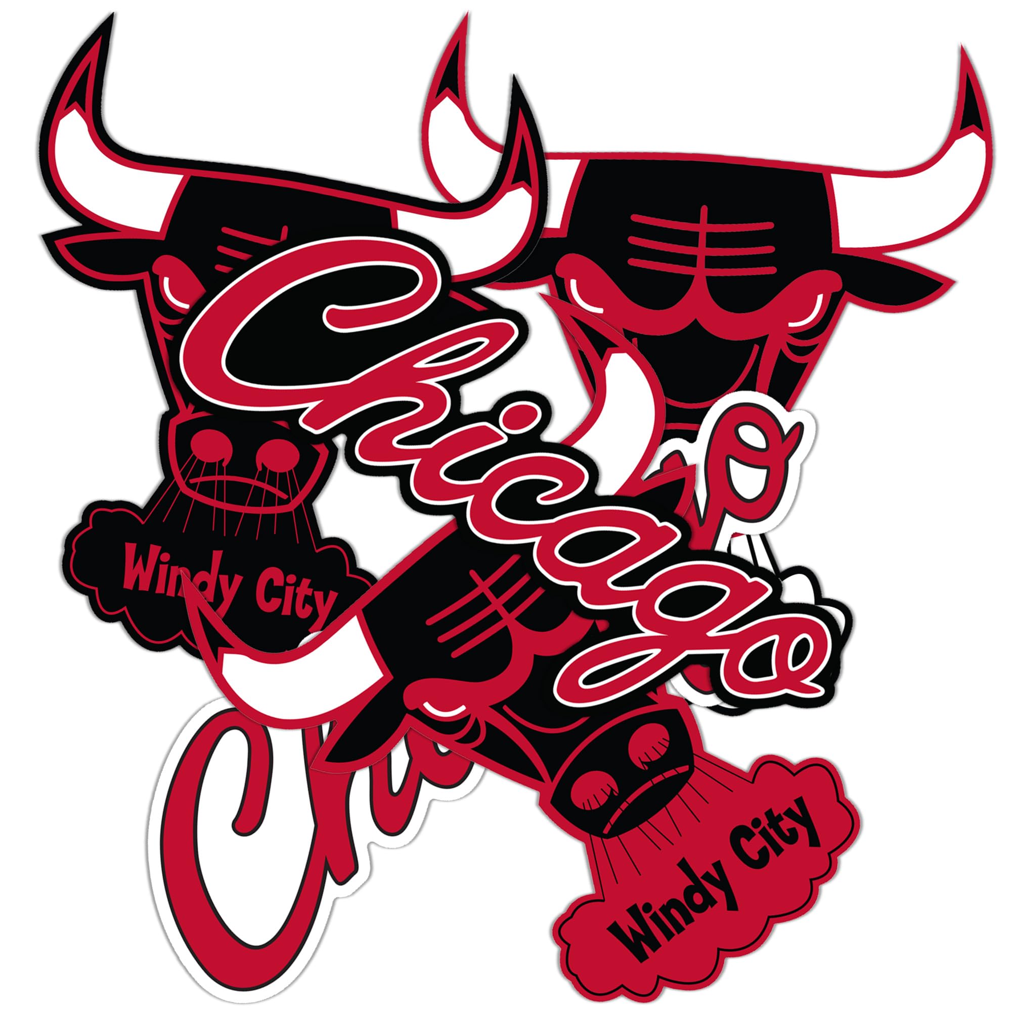 CHICAGO BULLS ステッカー Amazon.com: Desert Cactus Chicago Bulls NBA Officially Licensed