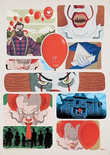 Miniatura 8 de MIGHTYPRINT IT Chapter Two  Pennywise  Neibolt House  Stephen King Horror - Durable 17 x 24" Wall Art  NOT Made of Paper  Officially Licensed