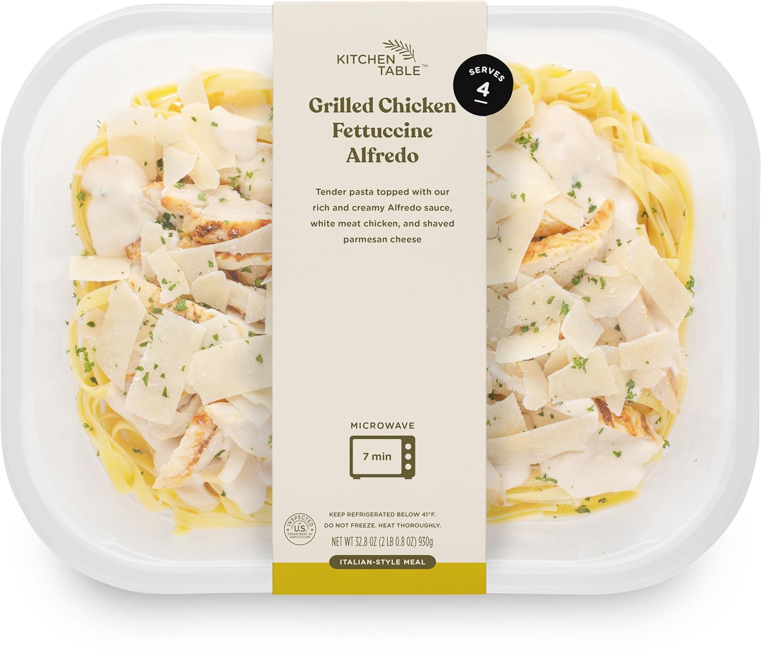 Kitchen Table, Grilled Chicken Fettuccine Alfredo, Family