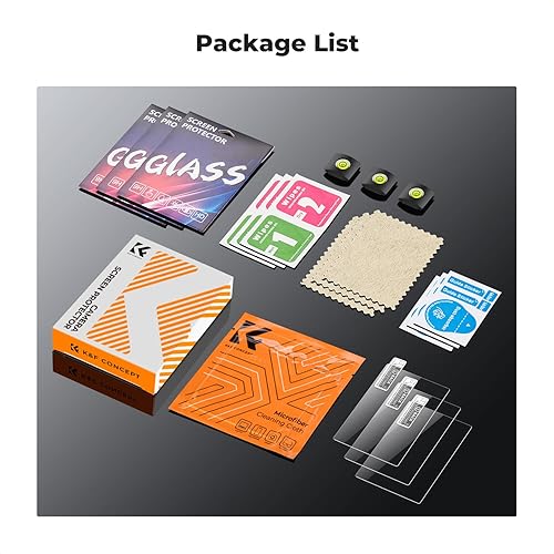 Miniatura 4 de K&F Concept Kit de protector de pantalla y cubierta de zapata caliente para Sony A9 A7III A7R II 7II 7S II A9II A7R III A1 RX1R RX1 RX10IV A7C A7S
