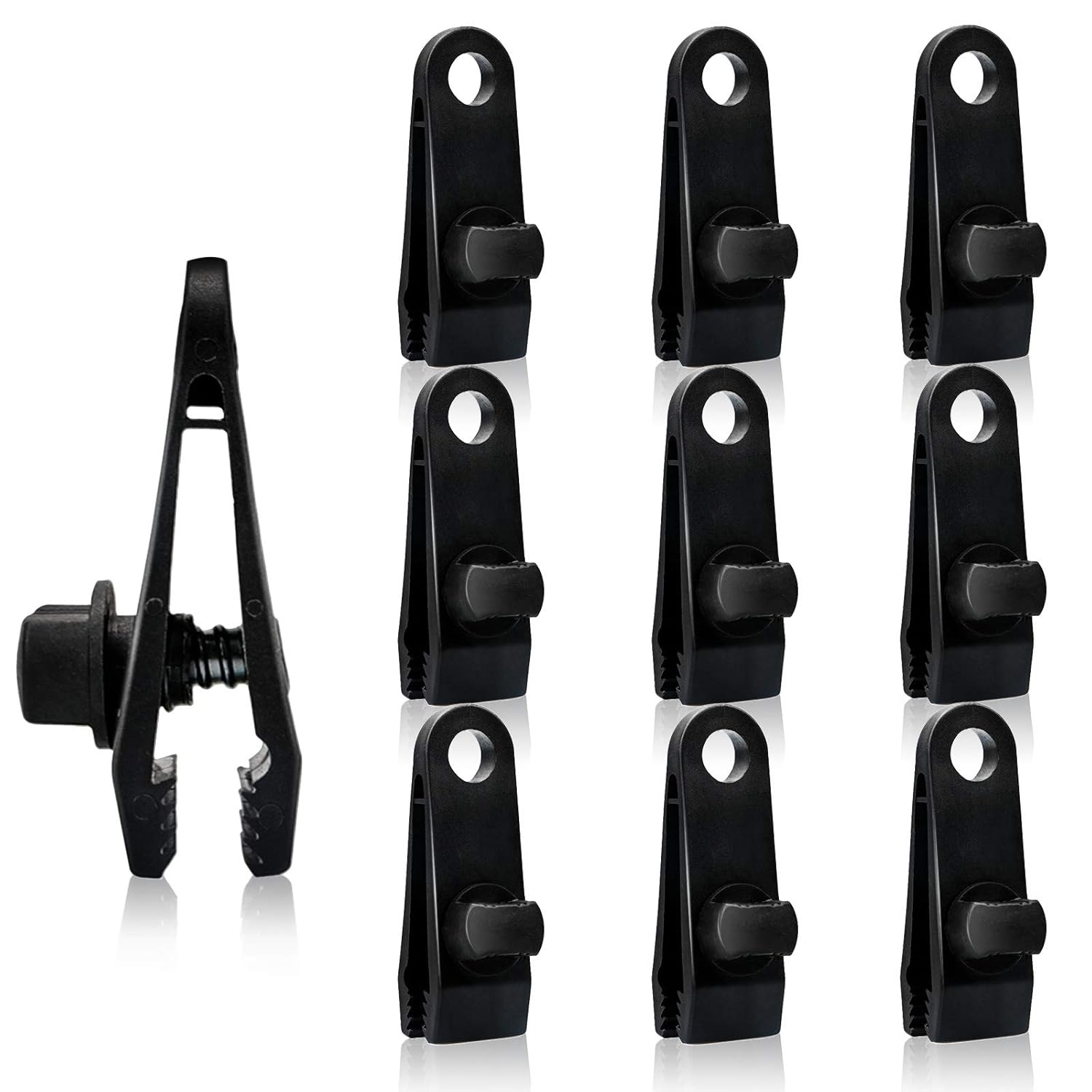 10pcs Tarp Clips，Tent Clips Tarp，Tarp...