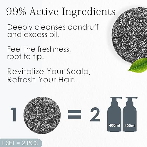 Miniatura 3 de 2 barras inversas de cabello gris, jabón negro natural para oscurecer el cabello y la barba, barra inversa gris melena para hombres y mujeres,