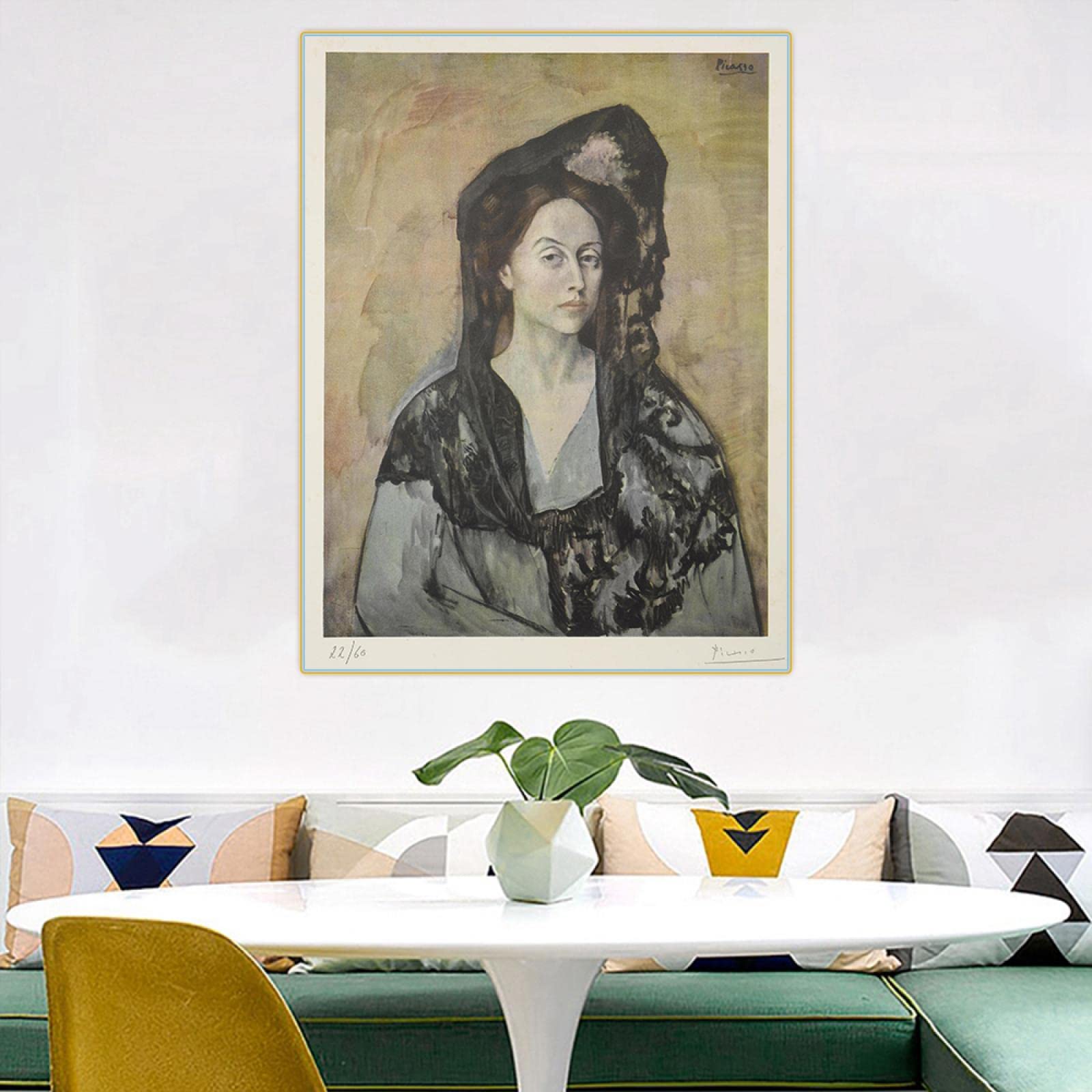 Amfyn Portrait of Madame Canals 1905 Painting With Wood Photo Frame (Multicolor) main image 0