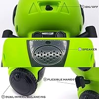 Vista 5 de JabberBot - Robot RC inteligente multifuncional para niños. Robot de control remoto que puede moverse, hacer divertidos efectos de sonido/voz