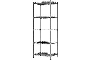 REGILLER 5-Wire Shelving, Adjustable Laundry Storage Shelf Units