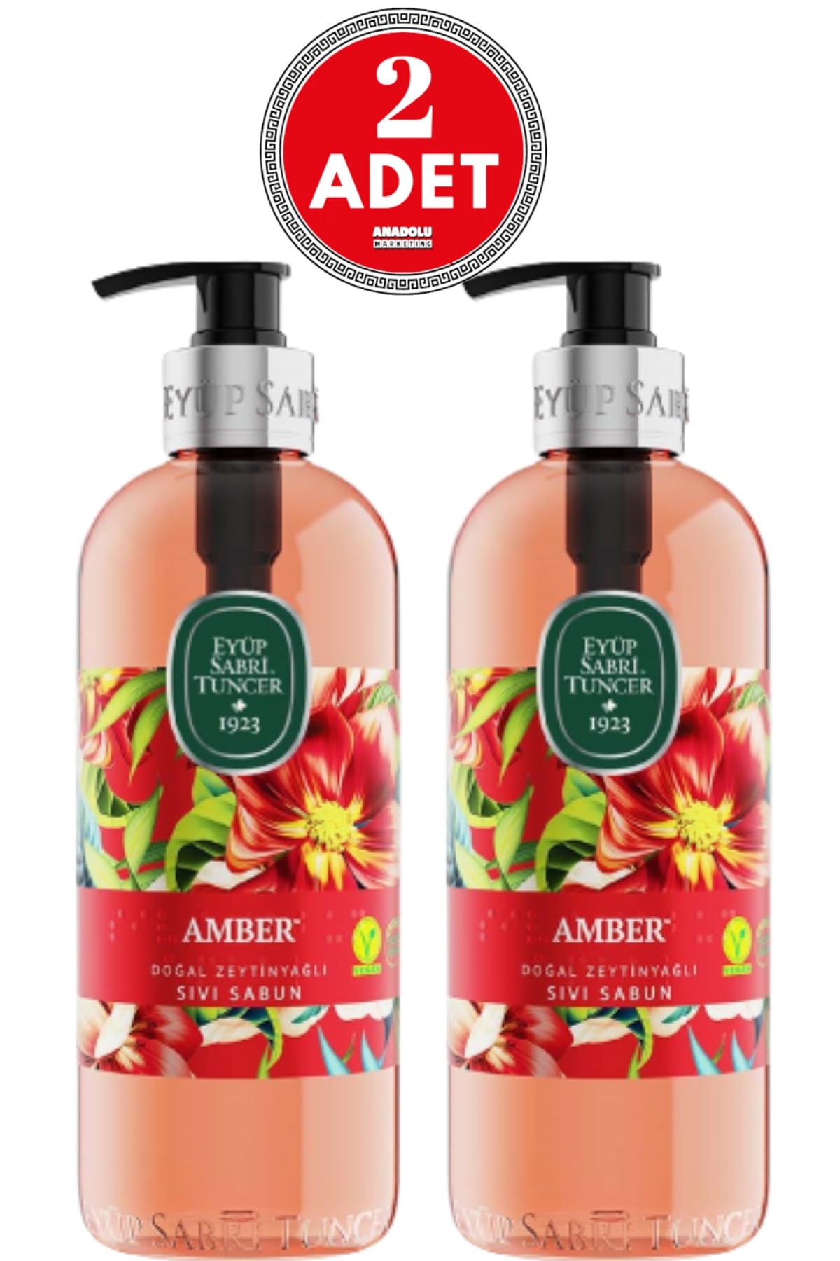 Eyüp Sabri Tuncer Amber Sıvı Sabun 500 ml x 2 Adet