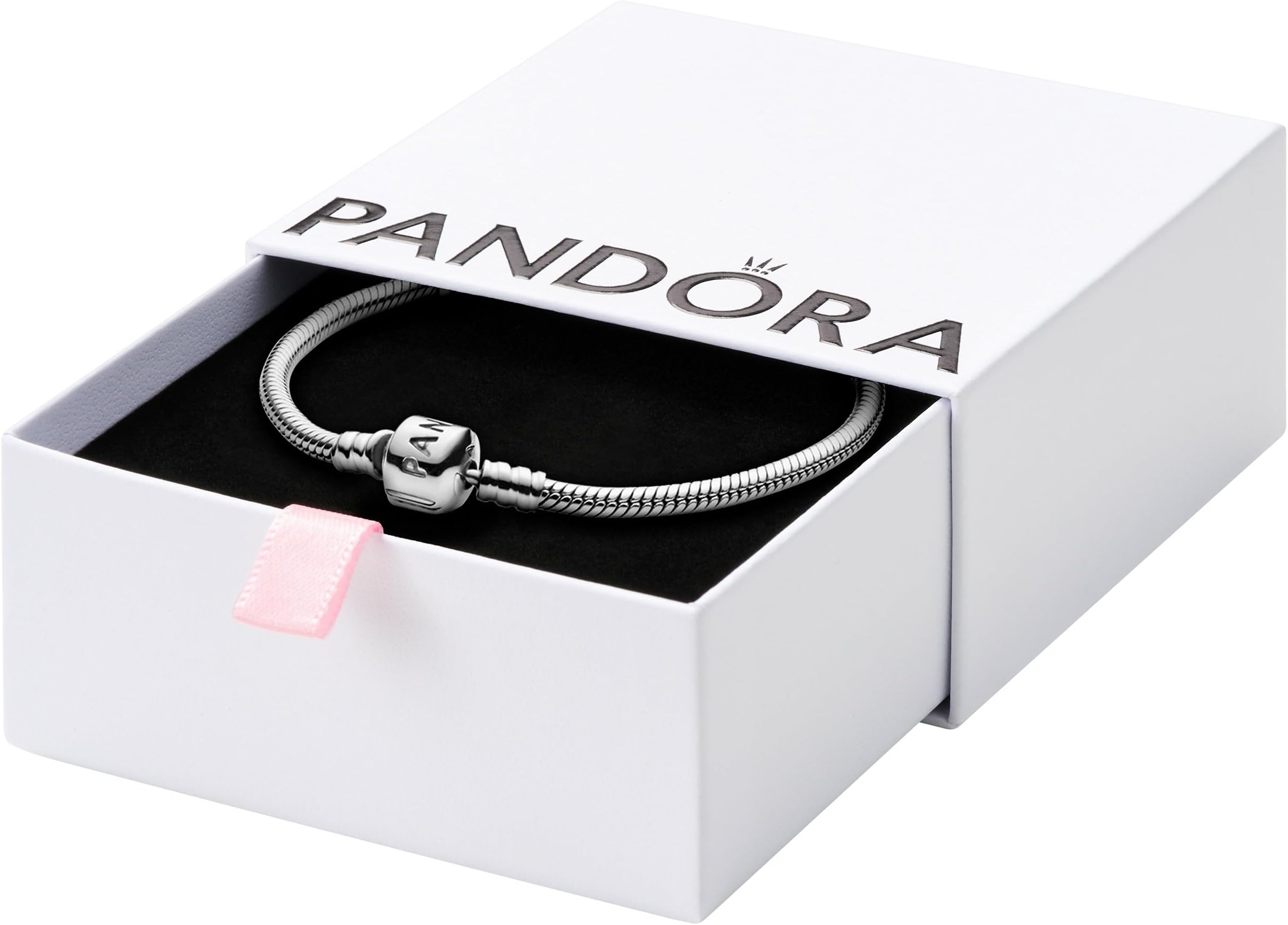 Moments Barrel Clasp Snake Chain Bracelet - Bracelet for Women - With Gift Box