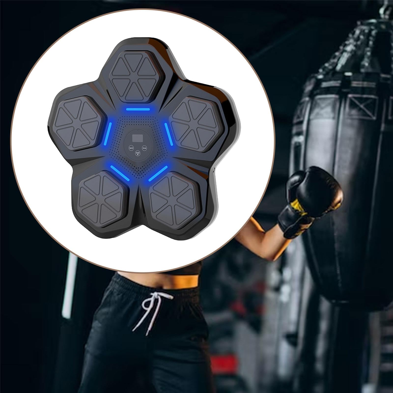 Cible Murale De Boxe Rockible - Coussin De Frappe 10cm Épais - Pour Fitness Maison