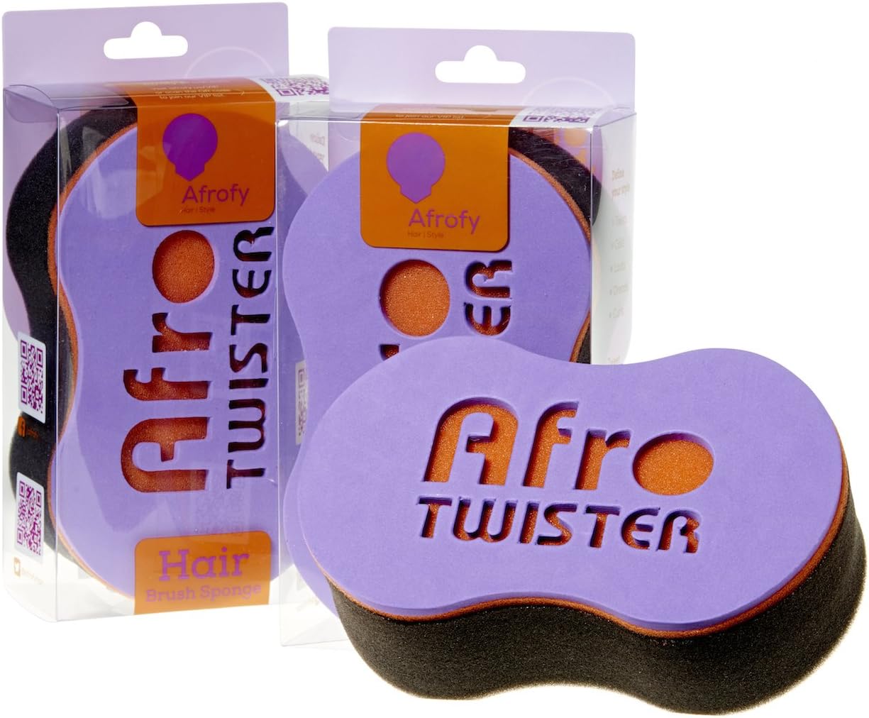 Afro Twister - Premium Hair Brush Sponge for Defining Dreads, Coils, Curls, Locks & Twists - Perfect for Styling Your Afro, TWA & Natural Hair.