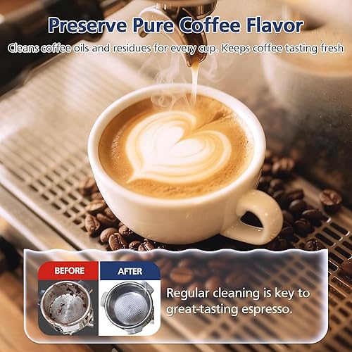 Miniatura 4 de Paquete de 16 tabletas de limpieza BEC250 Espresso compatibles con máquina de café espresso Breville