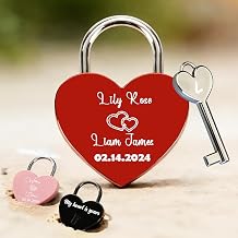 Custom Lock Heart Personalized Love Locks for Bridge Engraved Padlock