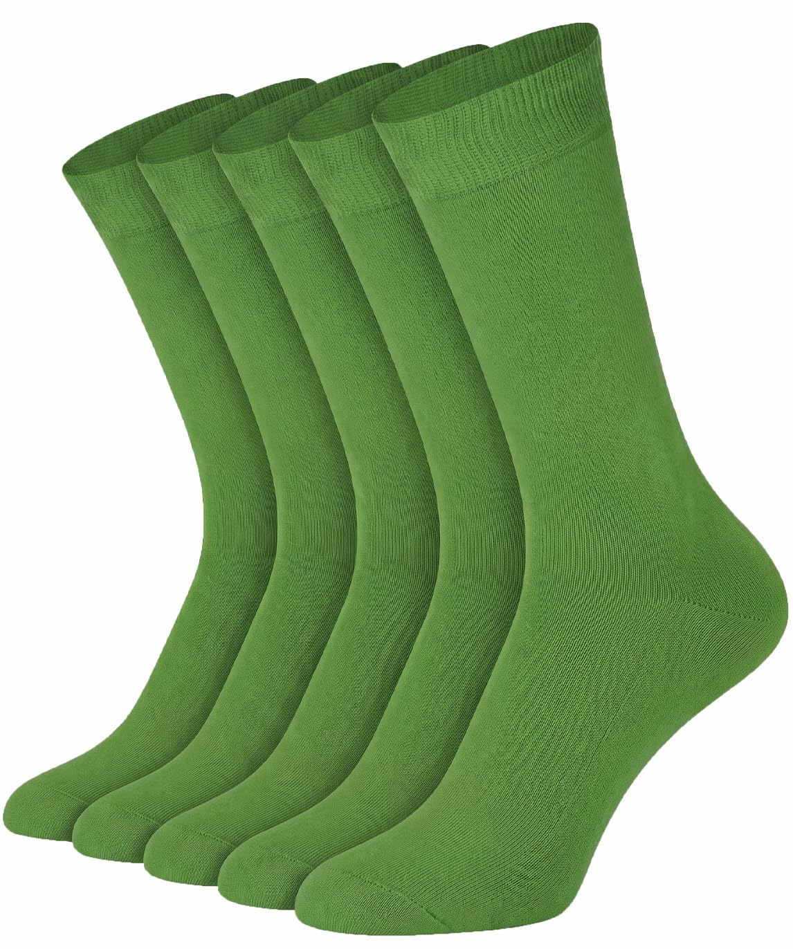Mysocks Unisex Extra Fine Combed Cotton Crew Socks |5 Pairs Set | Seamless Toe | Make Your Steps Enjoyable