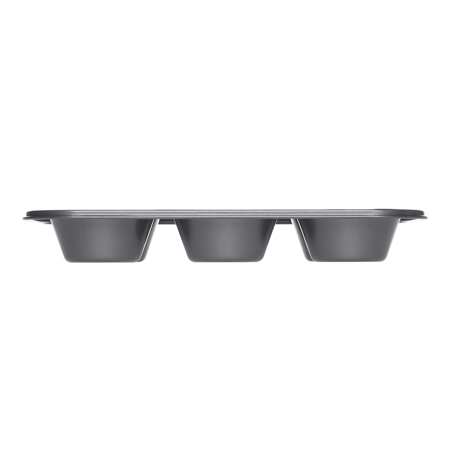 Chicago Metallic Professional 6-Cup Non-Stick Muffin Pan, Make up to 6 large muffins, cupcakes, quiches, egg cups, and more,14-Inch-by-10.25-Inch
