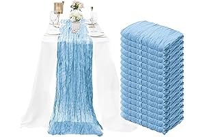 Baby Blue Table Runner: Elevate Your Celebrations with Grace and Charm