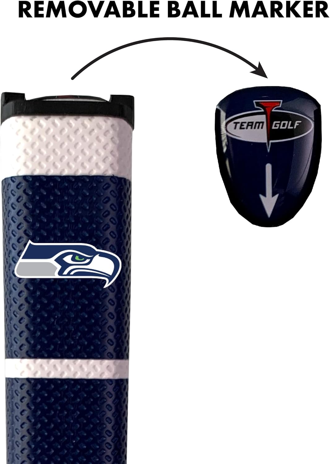 Seattle Seahawks Putter Grip