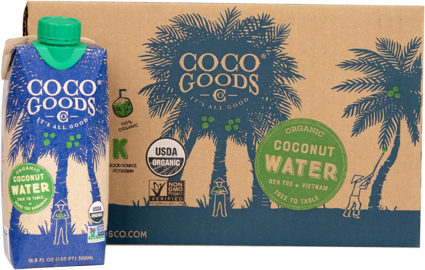 100% Organic Coconut Water