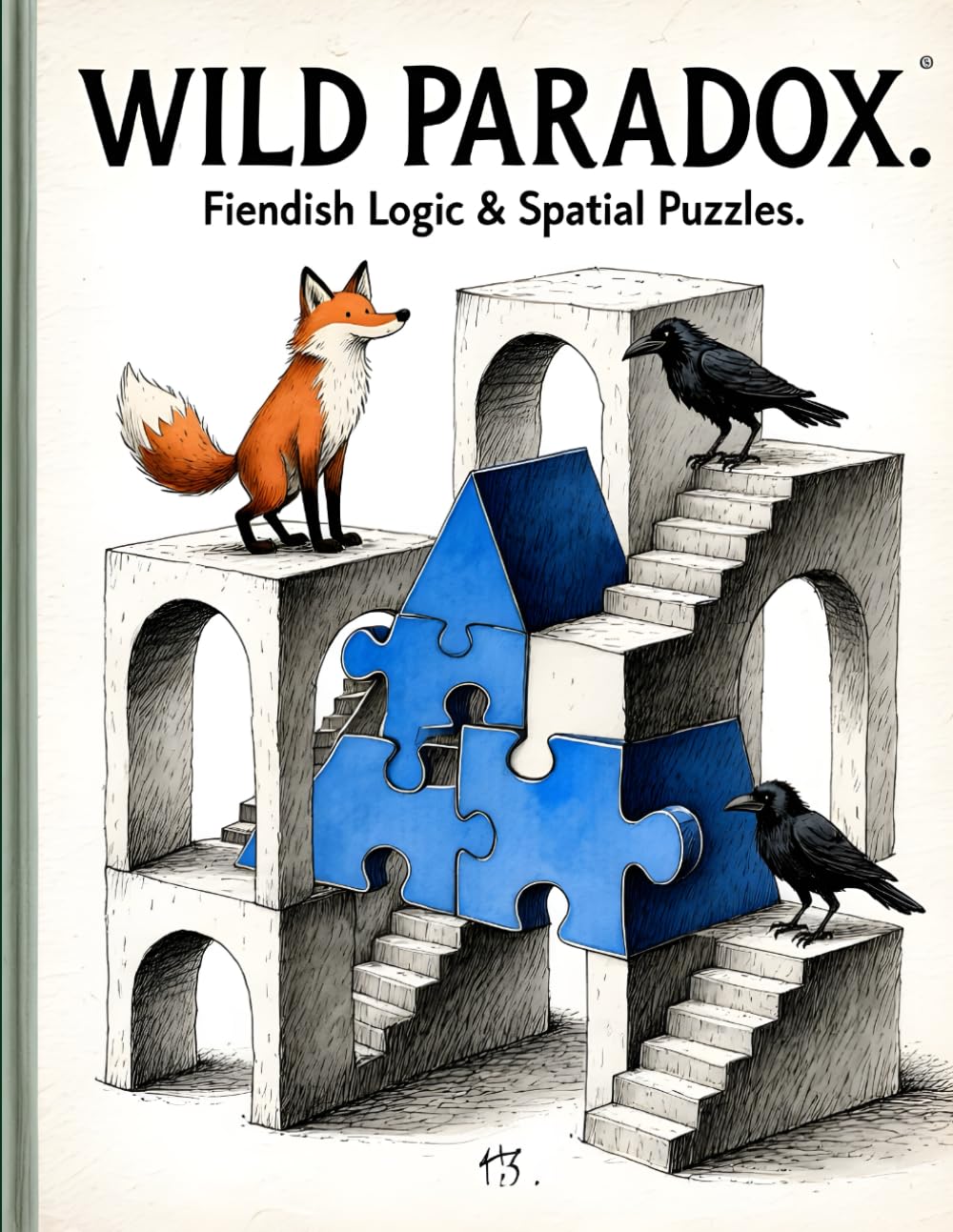Adults Wild Paradox "Fiendish Logic & Spatial Puzzles" (Adults Logic and puzzles)