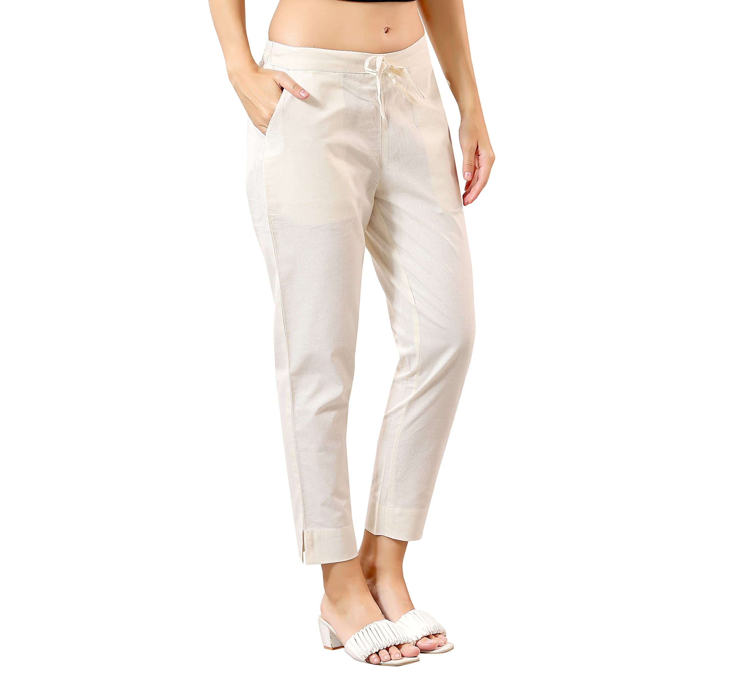 Ultra Soft Cotton Regular and Plus 8 Colour Cotton Pants for Womens and Girls - Available Sizes : M,L,XL,2XL,3XL