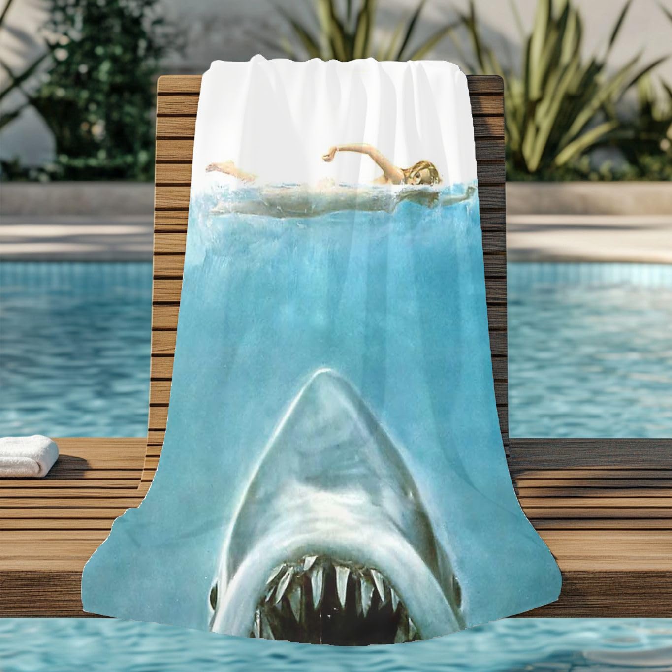 Wild Star Hearts Serviette de plage du film d'horreur – Poster du film d'horreur – Serviette de bain en coton légère à séchage rapide 150 cm x 75 cm