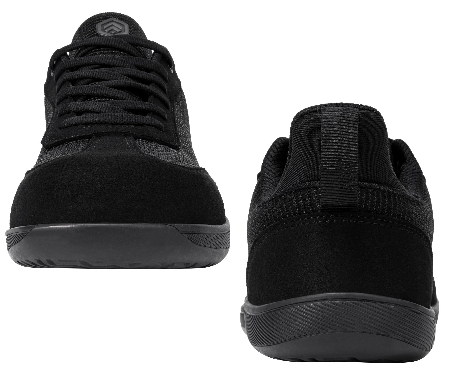 LARNMERN Scarpe antinfortunistiche da uomo con puntale in acciaio, traspiranti, sportive, antiscivolo, comode, leggere