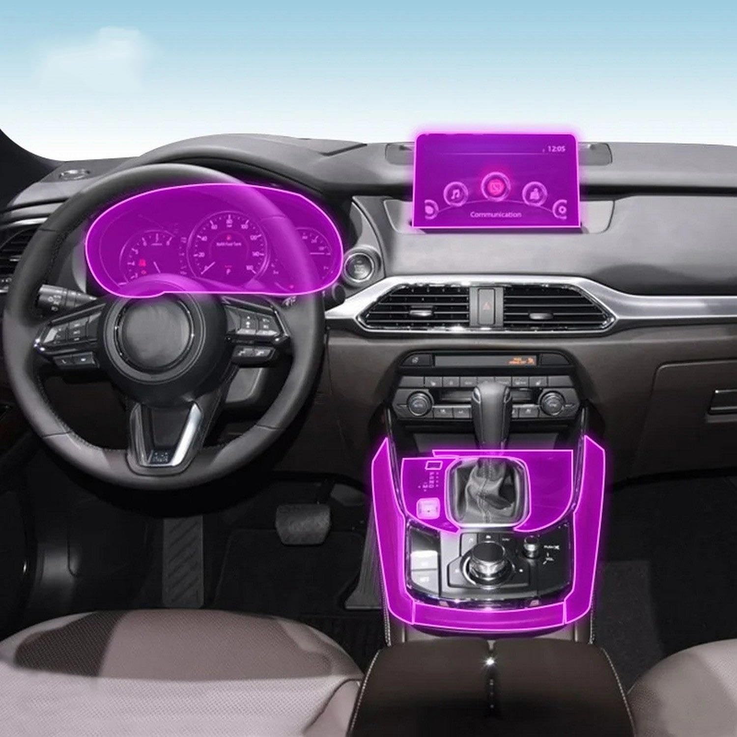 Film protection écran de navigation haut de gamme pour Mazda CX-9 2020-2023