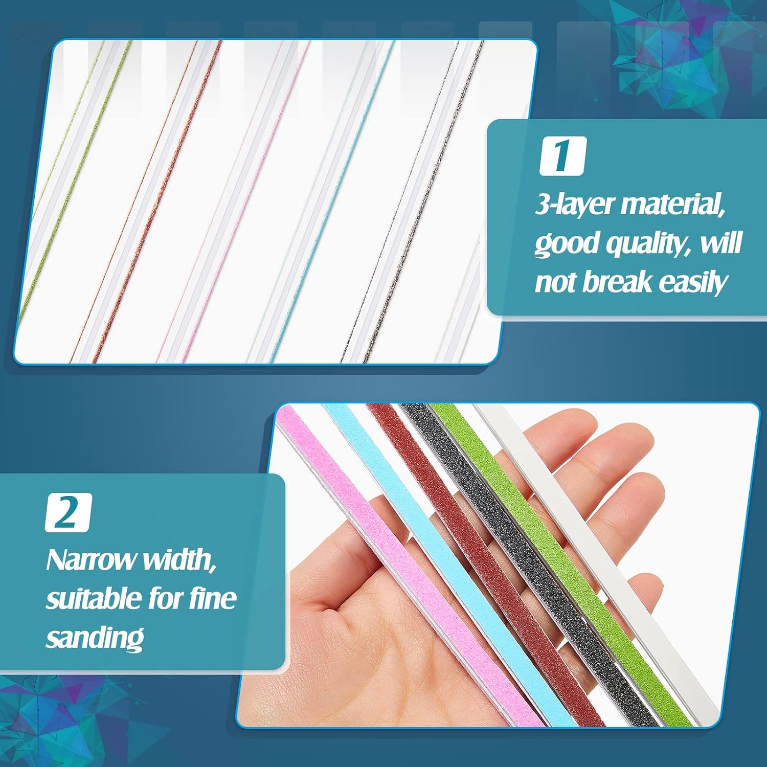120 Pcs Sanding Sticks Include 30 Sanding Twigs 40 Polishing Sticks and 50 Matchsticks, Tools for Tight Spaces Modeling Tools for Plastic Models Wood Hobby Craft Art