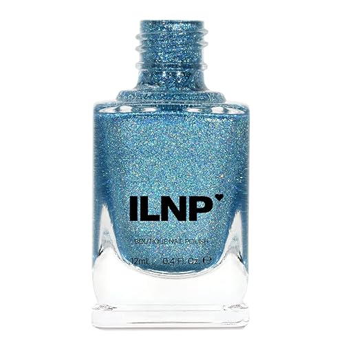 Miniatura 133 de ILNP Madison Ave Esmalte de uñas holográfico metálico rosa antiguo