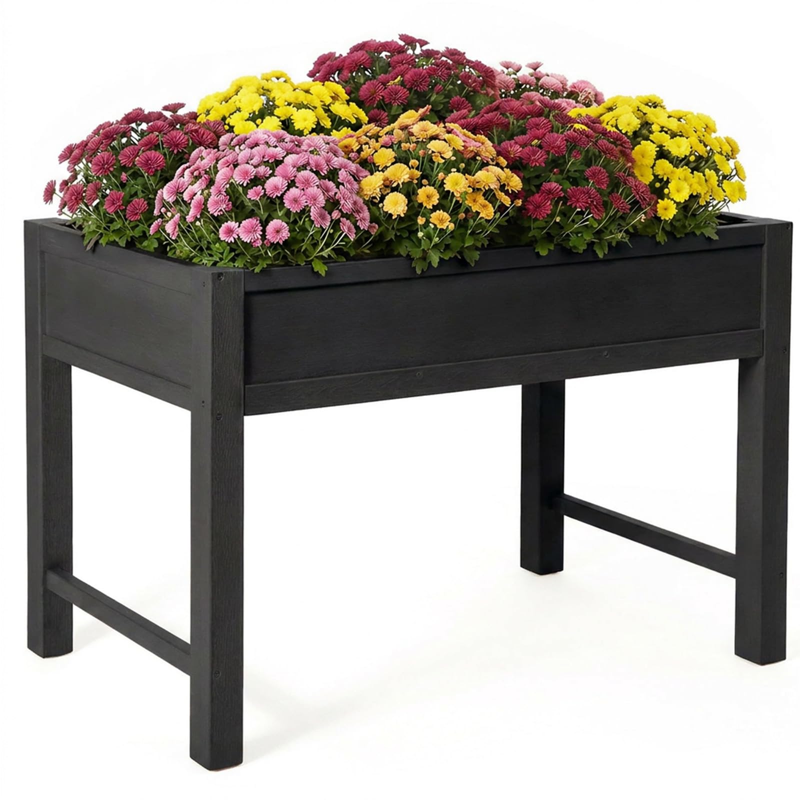 PASAMIC Raised Garden Bed with Legs, 40" HIPS Sturdy Elevated Planter Box