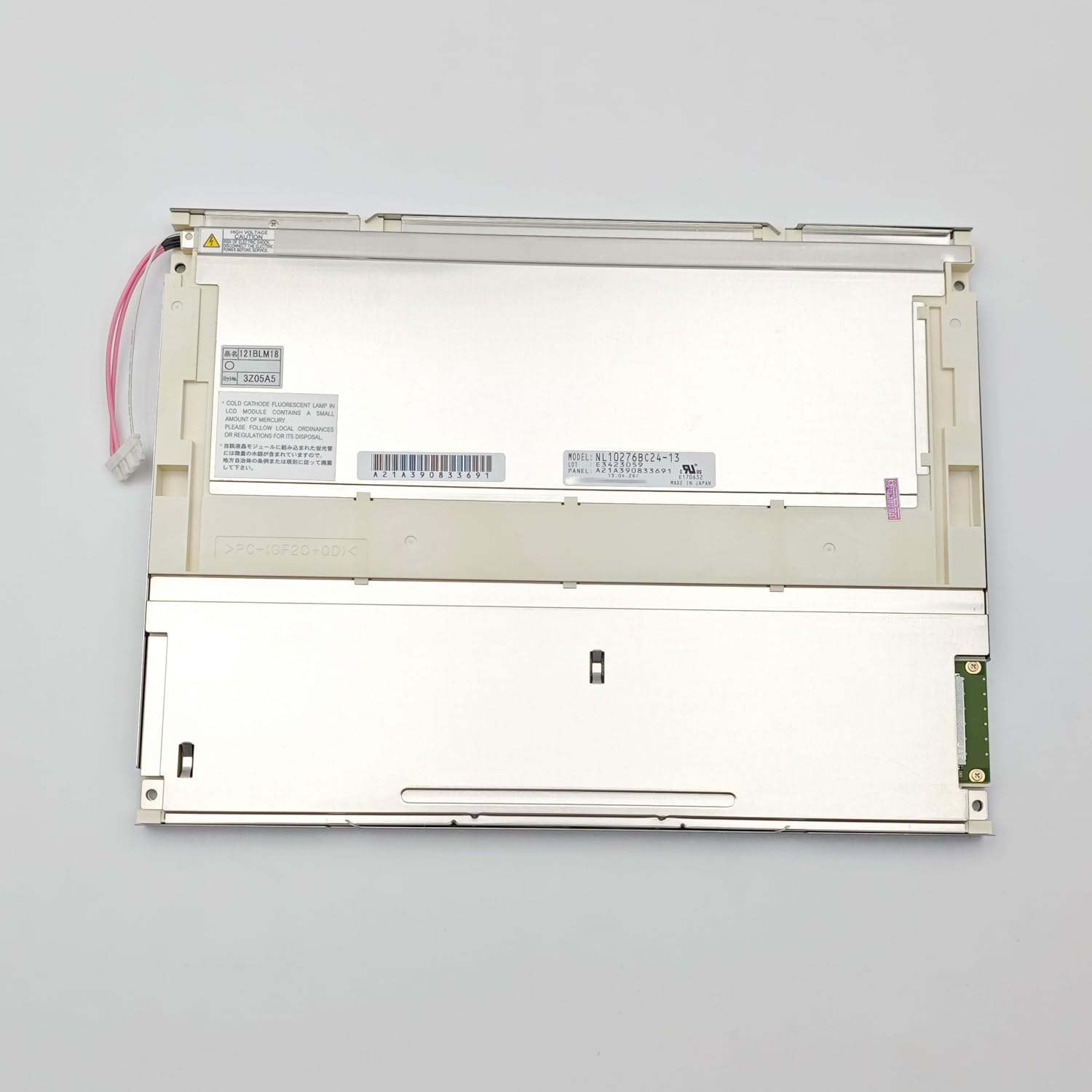 NL10276BC24-13 12.1 inch LCD Display Screen Replacement 1024x768 LVDS CCFL Backlight Industrial Monitor Panel for Repair