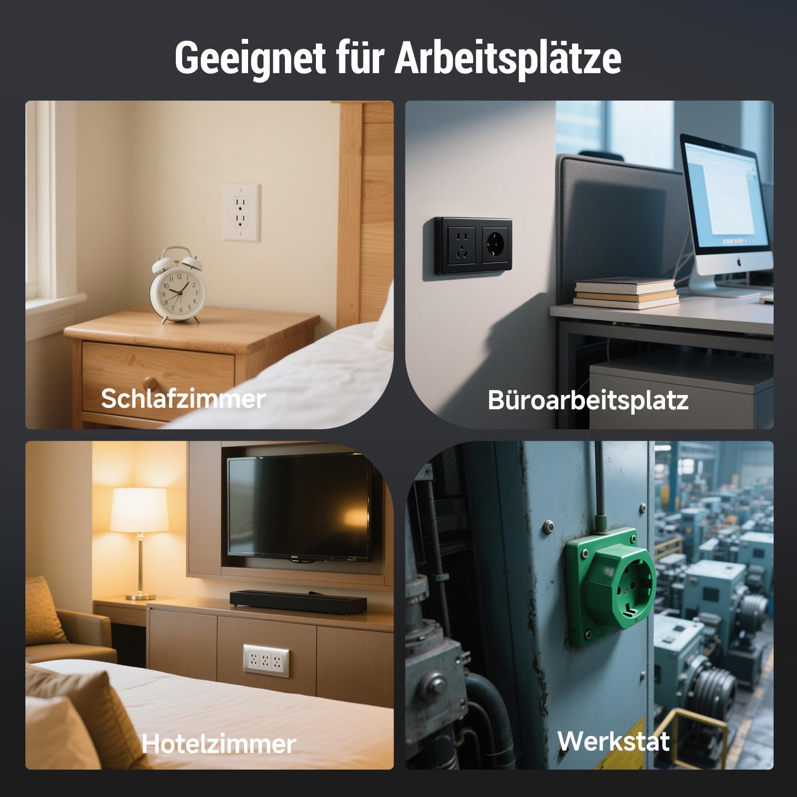 NOYAFA NF-824 Steckdosentester, Sicherungsfinder, Leistungsschalterfinder mit LCD-Display, berührungsloser Spannungsprüfer mit 240V Schuko-Steckdosenprüfer, NCV-Phasenprüfer, Kabelfinder/Stromprüfer