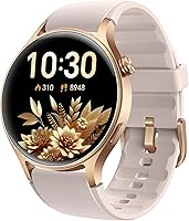 Smart Watch for Women, Answer/Make Call, 1.32'' AMOLED Ultra-Clear Screen Fitness Tracker with Heart Rate/Sleep/SpO2 Monitor, Smartwatch for iPhone/Samsung/Android, 110+ Sport Modes, 3ATM Waterproof
