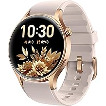 Smart Watch for Women, Answer/Make Call, 1.32'' AMOLED Ultra-Clear Screen Fitness Tracker with Heart Rate/Sleep/SpO2 Monitor, Smartwatch for iPhone/Samsung/Android, 110+ Sport Modes, 3ATM Waterproof