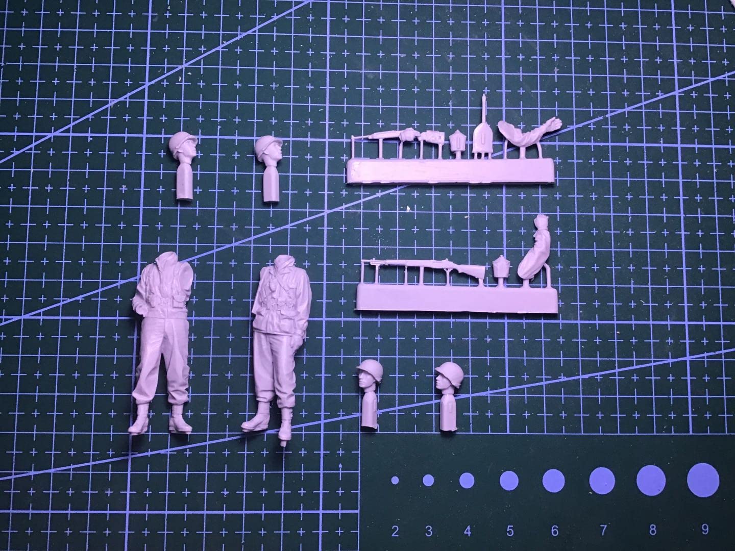 Soldatini 1/35 Seconda Guerra Mondiale Figure In Resina Polimerica