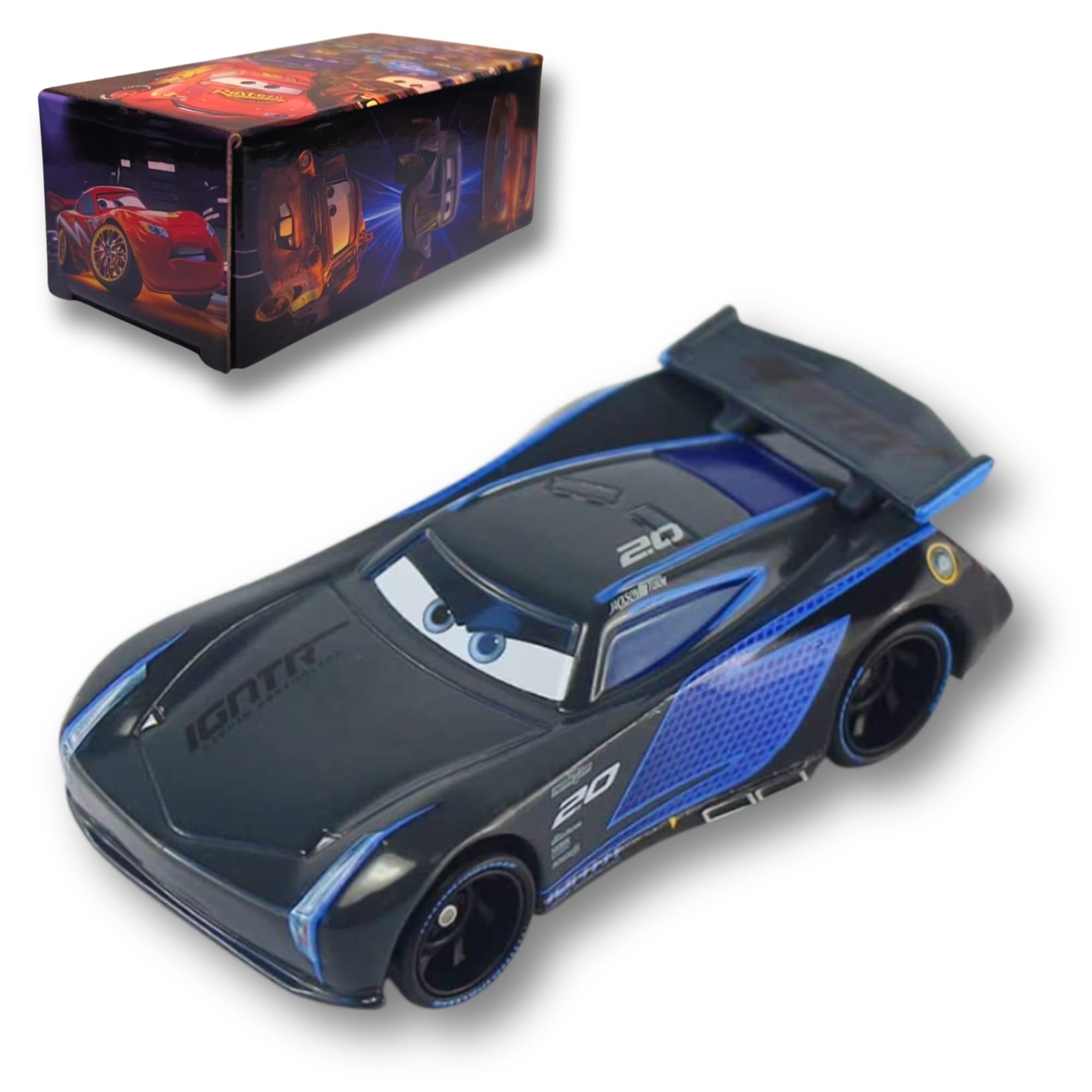 HOMETEAM SP Die-Casting Racers Toy Cars, Safety Alloy Material for Childs, Beauty Color Box Packaging for Your Son Birthday, Inspired by Favorite Characters, Gift for 3+ Years Old (Jackson)