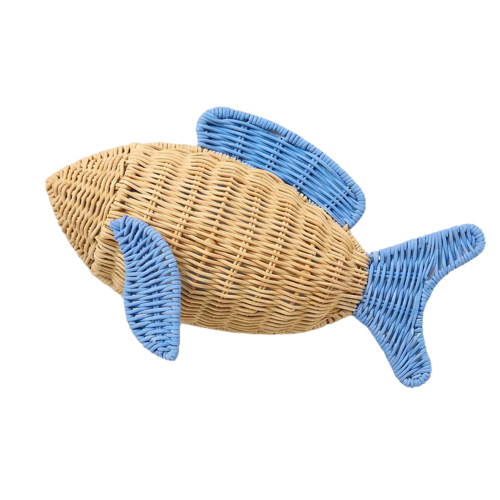 ZBIianxer Decorazione a forma pesce con accento sulla parete con, S | Pezzo da esposizione costiero per foyer, sala, area studio, caffetteria