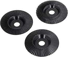 Angle Grinder Disc, Wood Carving Disc Set, Carbon Steel Wheel, 125mm, Crafted for Smooth and Intricate Carving, with an Extended lifespan for Woodworking Projects