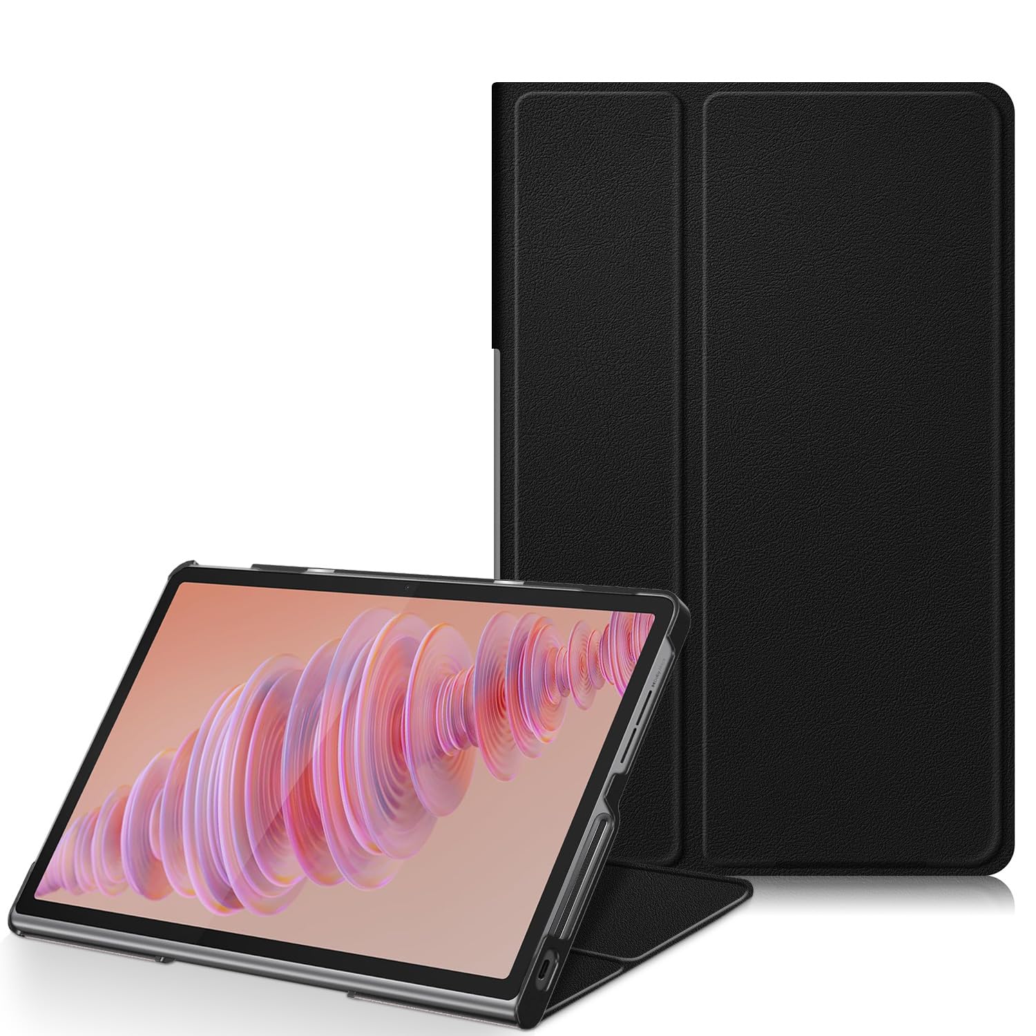 Xuanbeier Case Compatible with Lenovo Tab Plus (TB351FU) 11.5 inch 2024 Cover,Slim Stand Back Shell Protective Smart Cover with Auto Wake/Sleep
