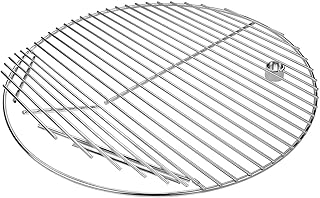 Grisun 19.5" 304 Stainless Steel Cooking Grate for Akorn Kamado Ceramic Grill, Pit Boss K24, Louisiana Grills K24, Char-Griller 16620 and Other 20 inch Charcoal Grill, Solid Rod Round Grill Grate