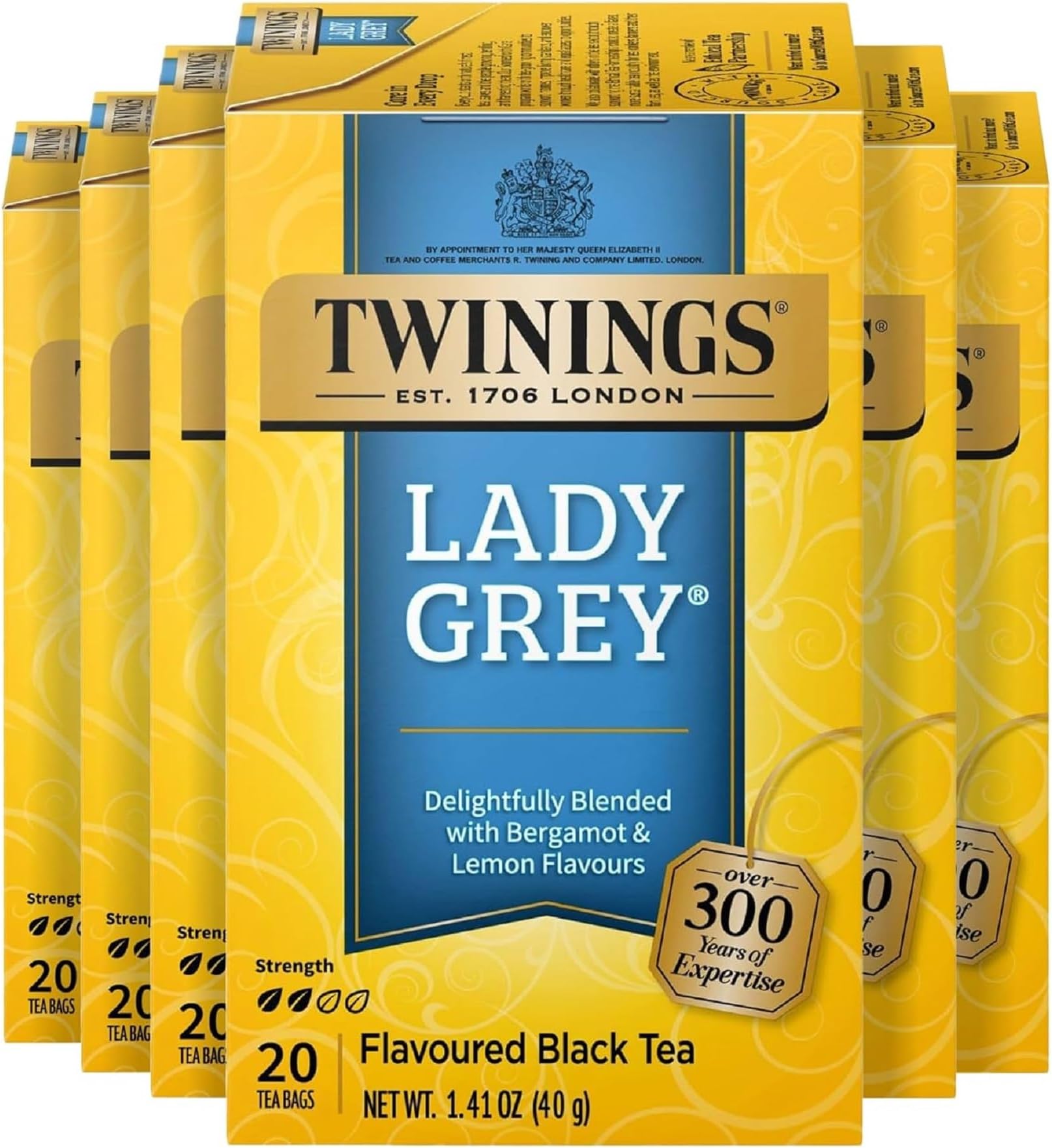 Lady Grey Black Tea Bags