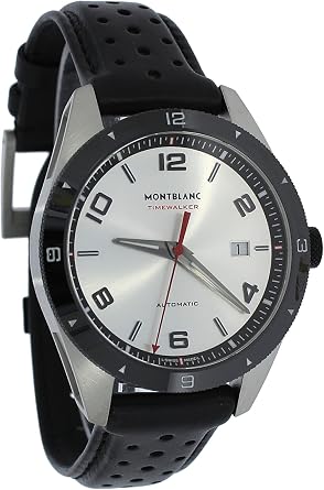 MONTBLANC TimeWalker Automatic Silver Dial Mens Watch 116058, Silver