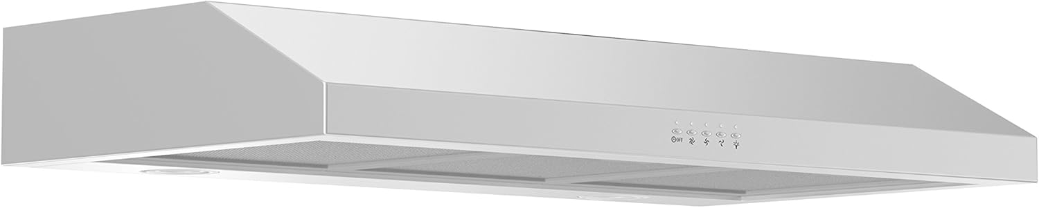 ZLINE 30" 280 CFM Ducted Under Cabinet Range Hood in Stainless Steel - Hardwired Power (615-30)