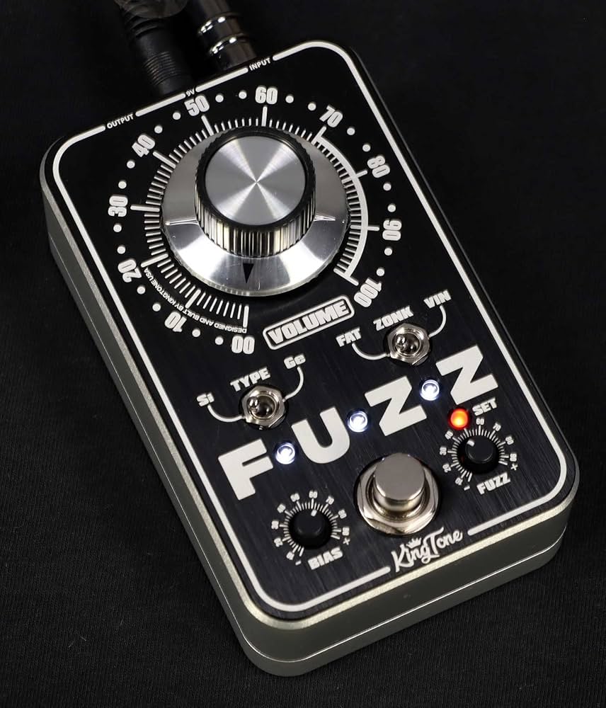 Amazon | King Tone/miniFUZZ V2 Black Panel ファズ