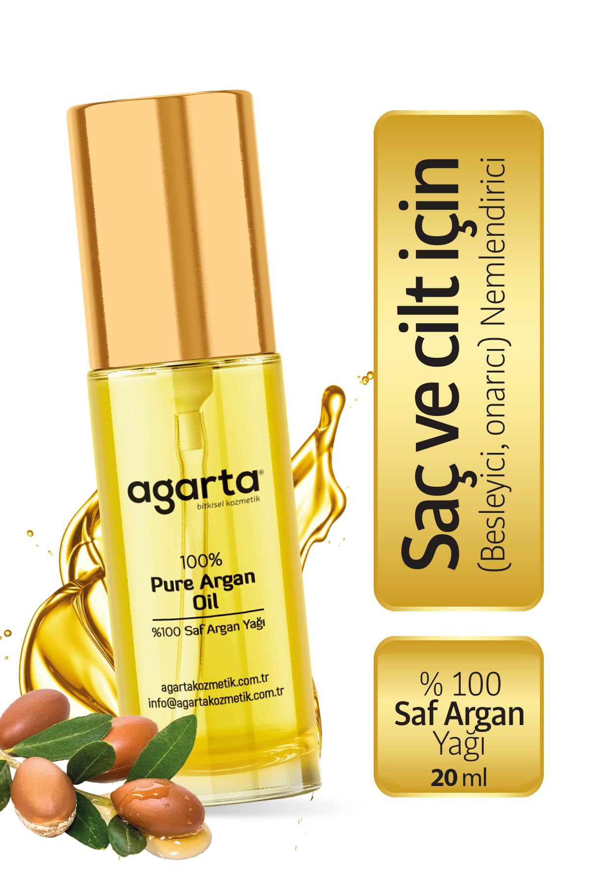 Agarta%100 Saf Argan Yağı