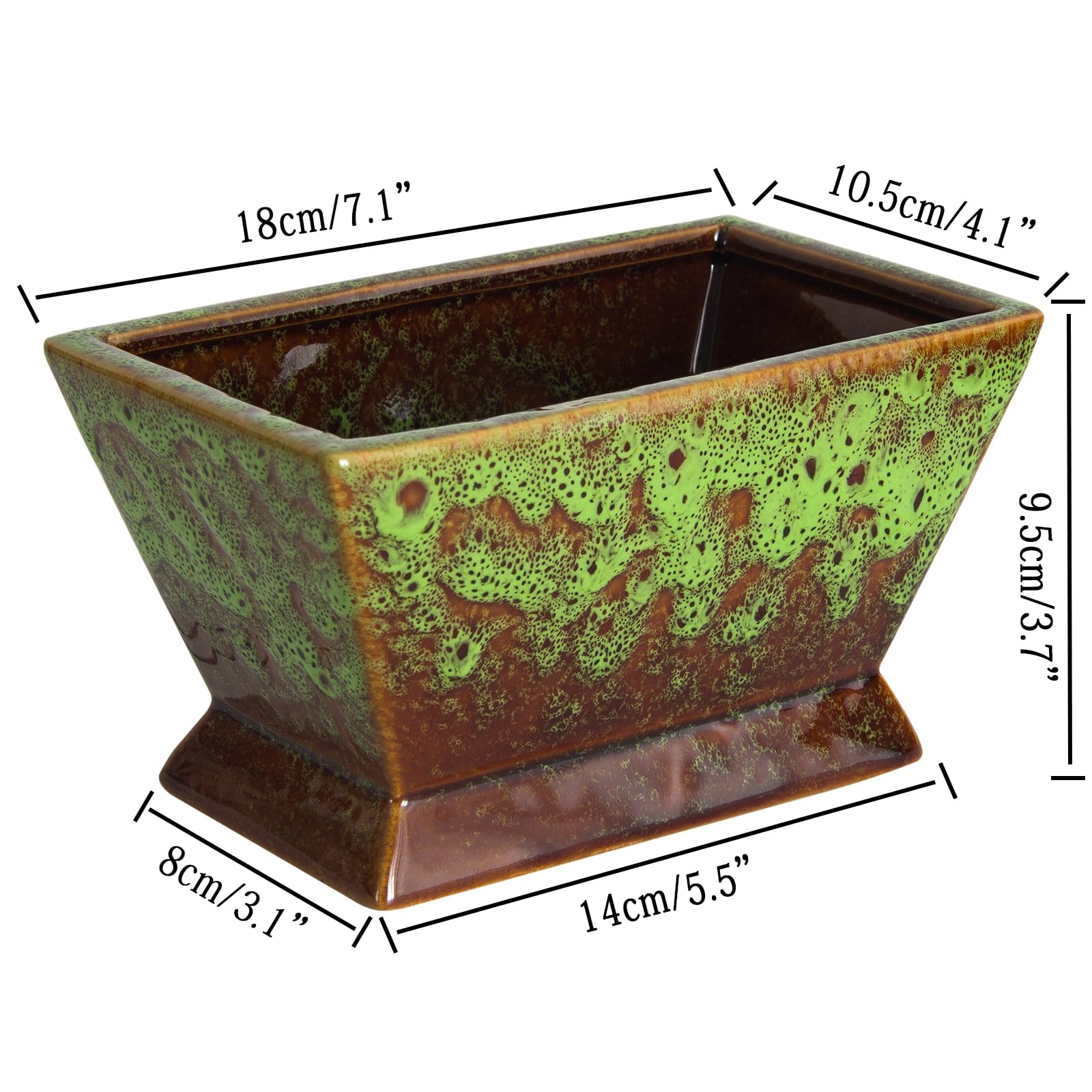 ARTKETTY Plant Pots, Large Succulent Planters Pots with Drainage - Image 3